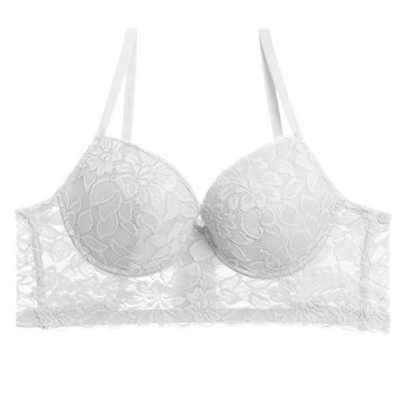 Other - ❌SOLD❌ Lace Overlay Long Line Bra